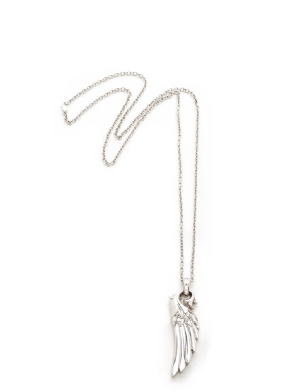 Sterling Silver Wing Pendant Necklace